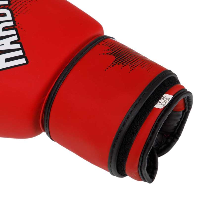Рукавиці боксерські на липучці PU HARD TOUCH BO-4432 10-14 унцій Чорний-зелений