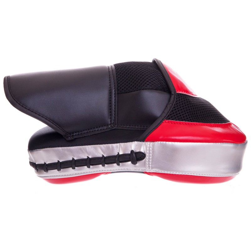 Лапа боксерська вигнута тренувальна PU BO-2885 25x18,5x4,5см 2штуки
