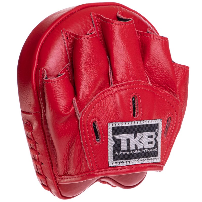 Міні-лапа боксерська зігнута тренувальна шкіра TOP KING Professional TKFMP 16x15x5см 2штуки