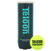 М'ячі для великого тенісу TELOON CHAMPIONSHIP T878P3-T606P3 3шт салатовий