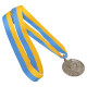 Медаль спортивна зі стрічкою CUP Sport C-6208 ø5см золото, срібло, бронза