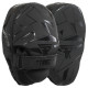 Лапа боксерська вигнута тренувальна шкіра FISTRAGE INTENSE FIGHTER VL-9348 19х5х26см 2штуки сірий-чорний