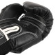 Рукавиці боксерські на липучці штучна шкіра BOXER Эліт 2022 10-16 унцій Чорний