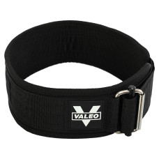 Пояс атлетичний текстильний VALEO TA-1148 спинка-10,5см розмір-S-L кольору в асортименті Чорний