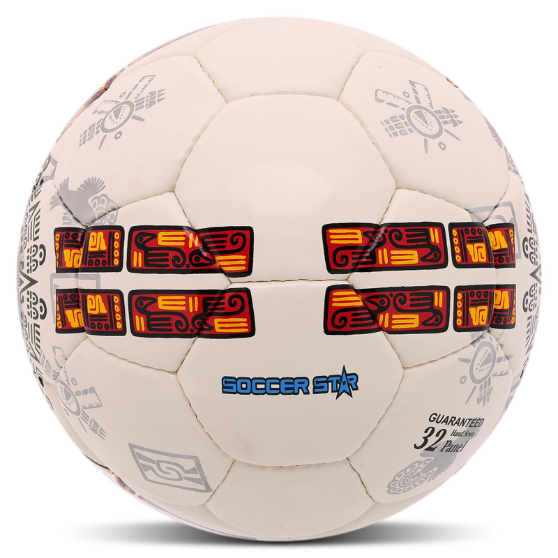 М'яч футбольний SOCCER STAR SHINE FB-4492 №5 PU білий