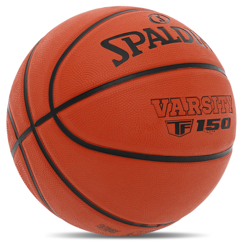 М'яч баскетбольний гумовий SPALDING TF-150 VARSITY 84421Y6 розмір 6 помаранчевий