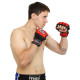 Рукавиці для змішаних єдиноборств MMA FARTEX BO-0582 S-XL Чорний