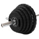 Блини диски CPU покриття 2 Handle металева втулка Zelart TA-3438-25 ø51мм 25кг чорний
