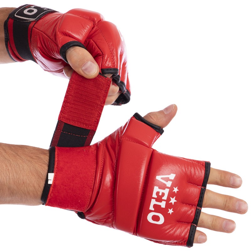Рукавиці для змішаних єдиноборств MMA VELO ULI-4023 S-XL Синій