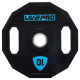 Блини диски поліуретанові 2 Handle металева втулка LiveUp LP8023-10 ø51мм 10кг чорний