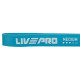 Гума петля для підтягувань та тренувань стрічка силова LiveUp SUPER BAND LP8410-M 16-39кг синій