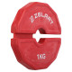 Блини диски змінні гумові Rubber Change Plates Zelart TA-1692-1 1кг червоний