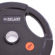 Млинці диски гумові з потрійним хватом та металевою втулкою Zelart Z-HIT TA-5160-20 51мм 20кг чорний