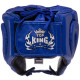 Шолом боксерський відкритий шкіряний TOP KING Open Chin TKHGOC S-XL Синій