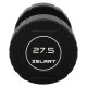 Гантель цільна професійна CPU покриття Zelart TA-3111-27_5 1шт 27,5кг чорний