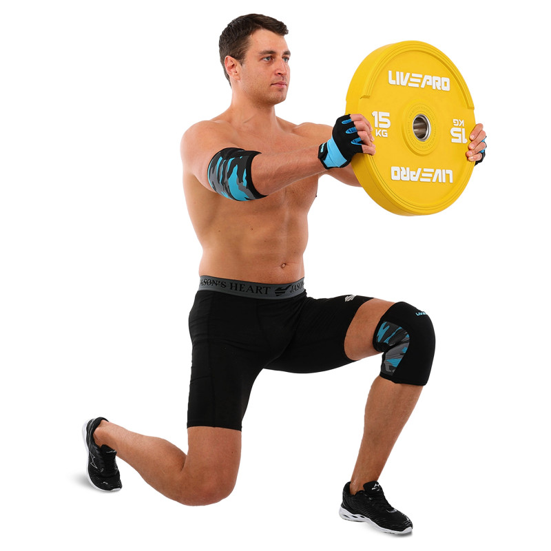 Бамперні диски гумові Bumper Plates LiveUp LP8332-15 ø50.5мм 15кг жовтий
