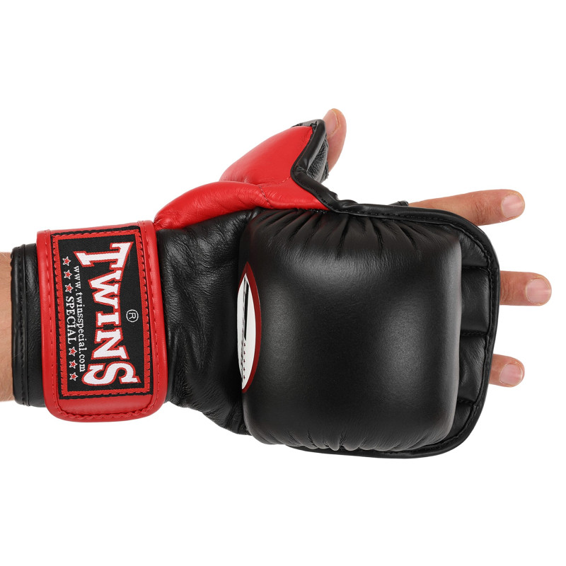 Рукавиці Краби спарингові для MMA TWINS GGL-1 M-XL Чорний-синій