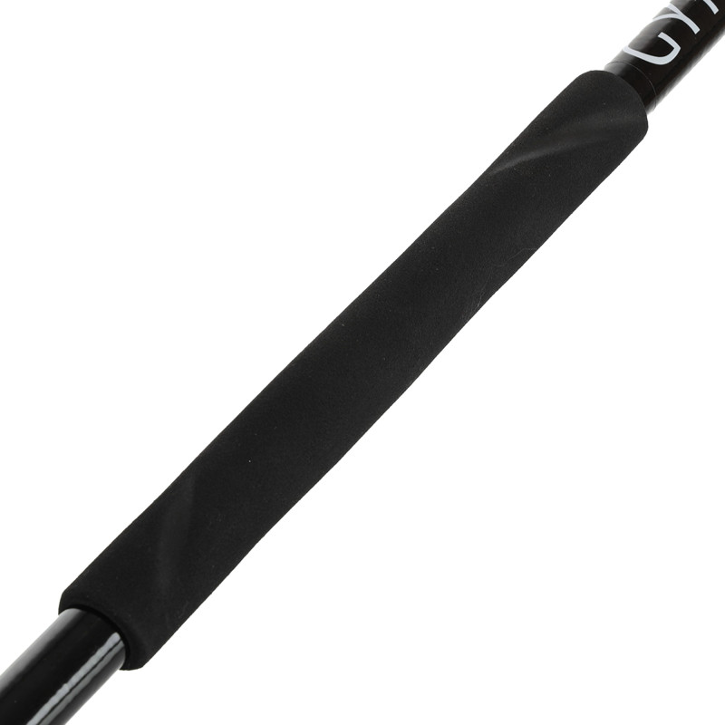 Палиця гімнастична з еспандерами Gym Stick для фитнеса Sport FI-4412 1,3м чорний