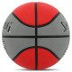 М'яч баскетбольний гумовий SPALDING TRIPLE THREAT 84546Z розмір 7 сірий-червоний