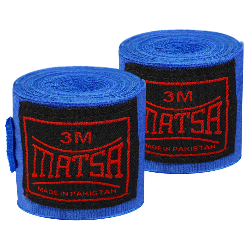 Бинти боксерські бавовна з еластаном 2штуки MATSA MA-0031-3 3м