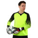 Рукавиці воротарські професійні із захистом пальців SOCCERMAX GK-4341 розмір 7-11 Білий-синій-блакитний