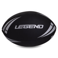 М'яч для регбі юніорський LEGEND R-3292 розмір 4 чорний-білий