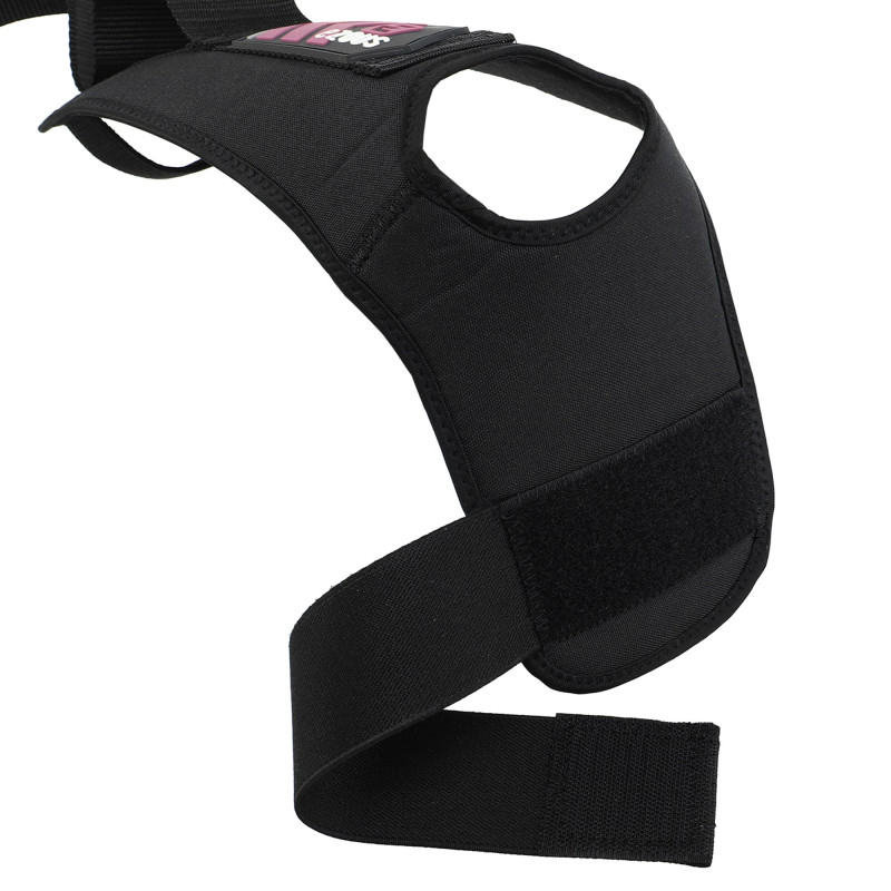 Стрічка стропа з петлями для розтяжки STRETCHING STRAP EZOUS I-01 8 петель чорний