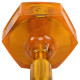 Гантель для фітнесу з TPU покриттям Zelart Jelly Urethane Coated Dumbbells TA-2946-15LB 1шт 6,8кг помаранчевий