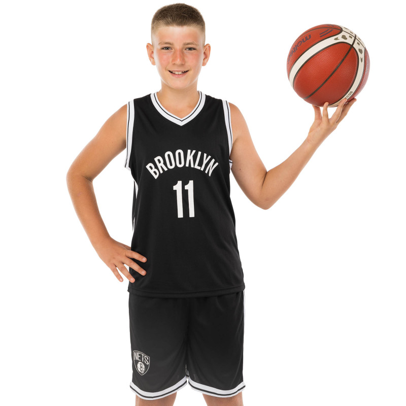 Форма баскетбольна дитяча NBA клуб Brooklyn Nets 11 3578 S-2XL Чорний-білий
