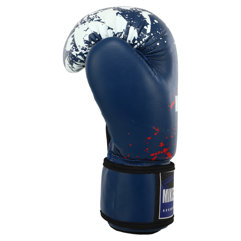 Рукавиці боксерські на липучці PVC MIKE TYSON VL-8448 10-14 унцій Чорний