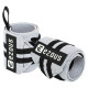 Бинти кистьові для жиму STRENGTH WRIST WEIGHTLIFTING WRAPS EZOUS C-03 2штуки чорний-сірий