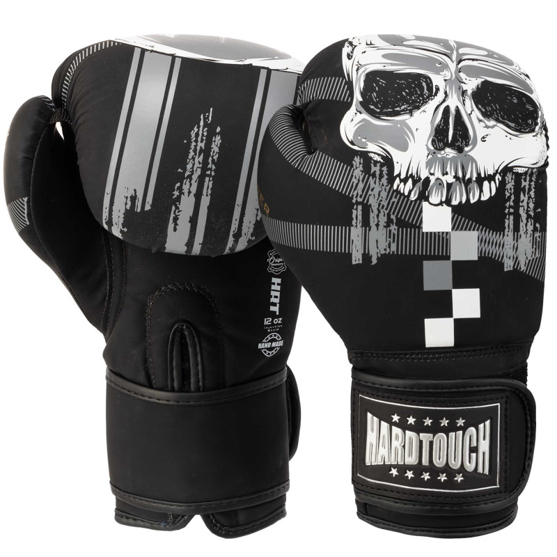 Рукавиці боксерські на липучці PU HARD TOUCH BO-5230 10-14унцій Червоний