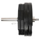 Млинці диски гумові 2 Handle металева втулка Zelart TA-4792-10 51мм 10кг чорний-сірий