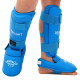 Захист гомілки та стопи для карате щитки та фути Zelart BO-7249 XS-XL Червоний
