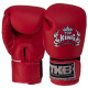 Рукавиці боксерські дитячі на липучці шкіряні TOP KING TKBGKC S-L Червоний