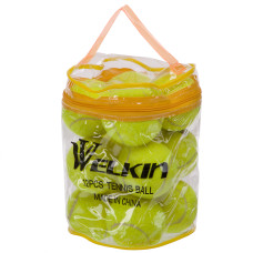 М'яч для великого тенісу WELKIN 909 12шт салатовий