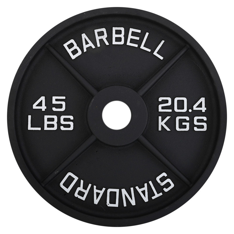 Млинці диски сталеві пофарбовані STANDARD SC-80103-45LB 50мм 20,4кг сірий