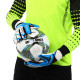 Рукавиці воротарські професійні із захистом пальців SOCCERMAX GK-4341 розмір 7-11 Білий-синій-блакитний