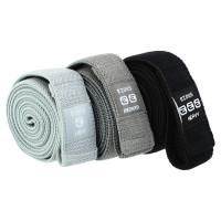 Набір гумок тканинних для вправ стрічки опору 3шт RESISTANCE STRAP EZOUS K-04