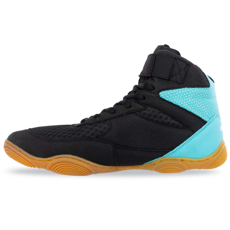 Борцівки взуття для боротьби Wrestling DIFENO W-4010-4 розмір 36-40 чорний-м'ятний