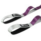 Стрічка стропа з петлями для розтяжки STRETCHING STRAP EZOUS I-02 10 петель сірий-фіолетовий
