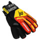Рукавиці воротарські професійні із захистом пальців SOCCERMAX GK-4321 розмір 7-11 Салатовий-синій