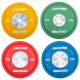 Бамперні диски гумові Bumper Plates LiveUp LP8335-20 ø50.5мм 20кг синій