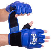 Рукавиці для змішаних єдиноборств MMA TOP KING Ultimate TKGGU S-XL Синій