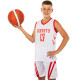 Форма баскетбольна дитяча NBA клуб Houston Rockets 13 BA-0966 S-2XL Білий-червоний