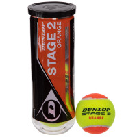 М'ячі для великого тенісу DUNLOP STAGE 2 ORANGE DL601339 3шт салатовий- помаранчевий