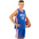 Форма баскетбольна дитяча NBA клуб Philadelphia 76ers 25 BA-0927 S-2XL Білий-синій