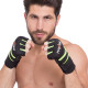 Швидкі бинти внутрішні рукавички мітенки MAXXMMA BO-0840 S-XL Малиновий-чорний