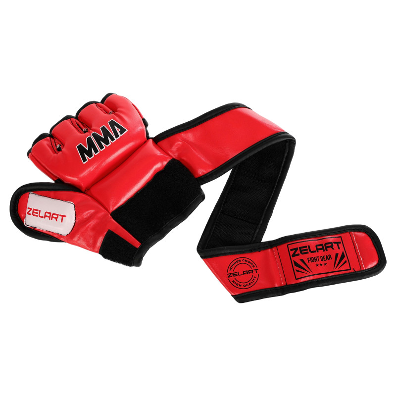 Рукавиці для змішаних єдиноборств MMA Zelart BO-0397 XS-2XL Синій