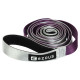 Стрічка стропа з петлями для розтяжки STRETCHING STRAP EZOUS I-02 10 петель сірий-фіолетовий